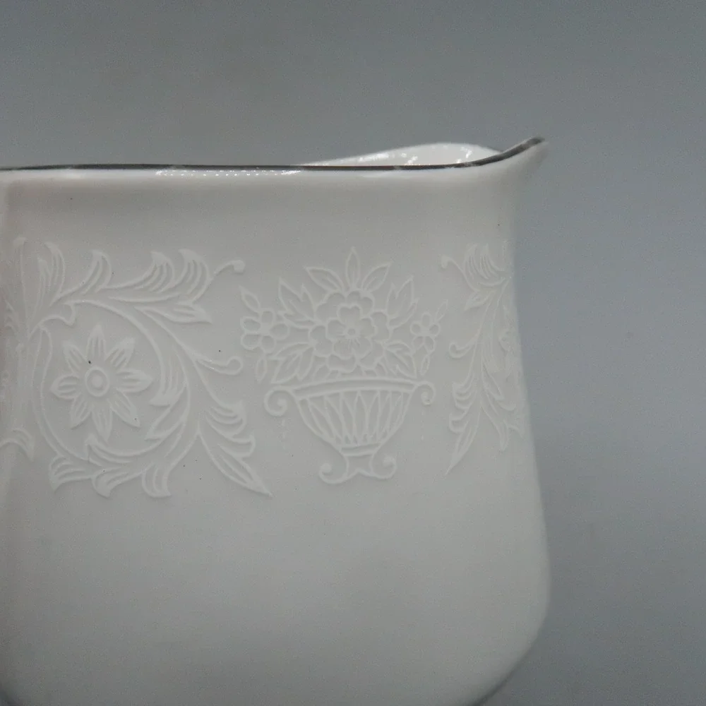 Vintage Crown Victoria Lovelace Fine China Creamer Made in Japan 3.5